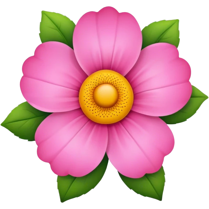pink flower emoji