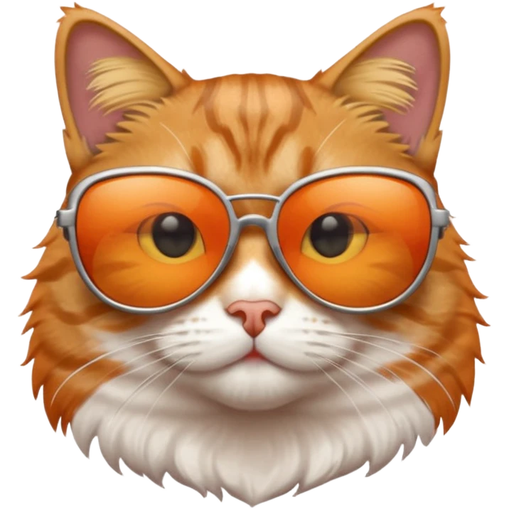 Cat wearing sunglasses emoji
