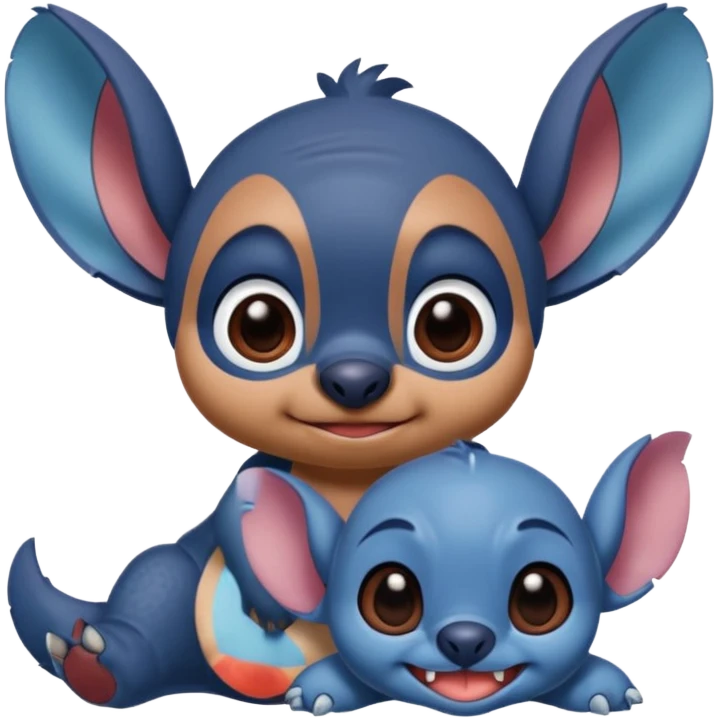 Lilo and stitch make stitch cute cuter make it look relaistic emoji