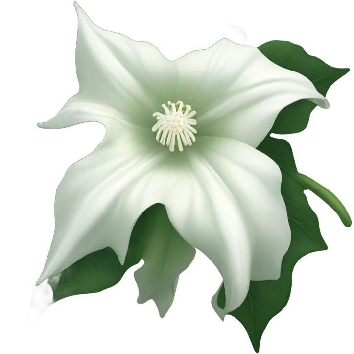 Moonflower emoji
