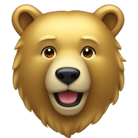 Golden bear emoji