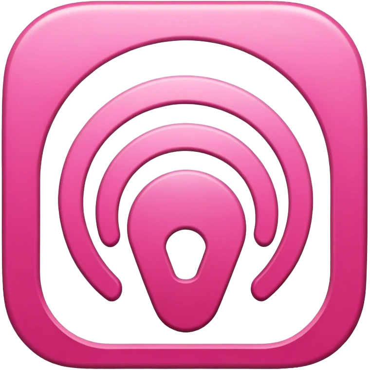 pink wifi emoji