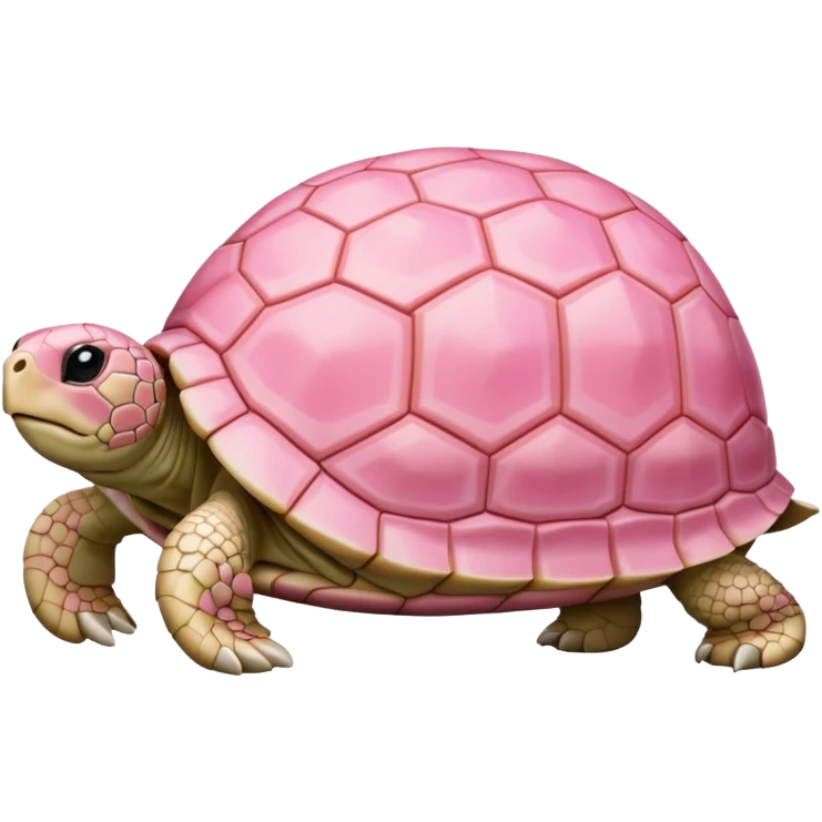 pastel pink tortoise  emoji