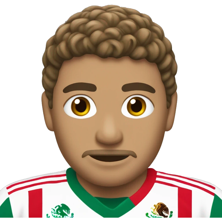 SOLO CAMBIA DE JERSEY AL DE LA SELECCION MEXICANA Y HAZLO DE MEDIO CUERPO emoji