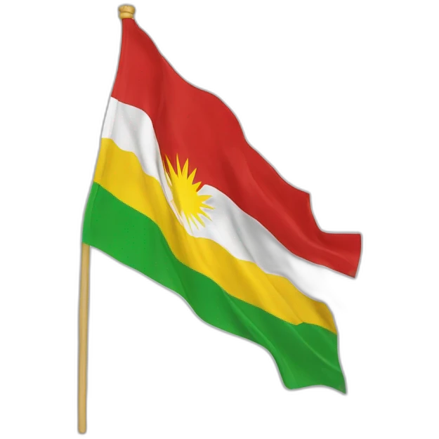 drapeau du kurdistan emoji