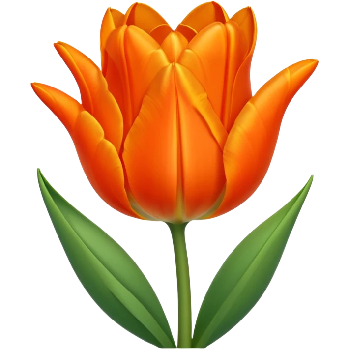 orange tulip emoji