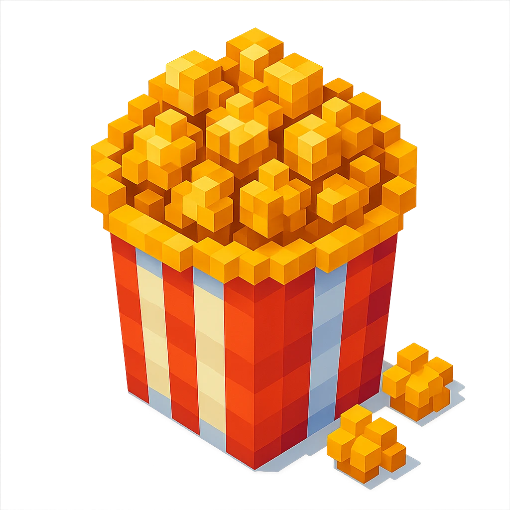 sweet caramel popcorn emoji