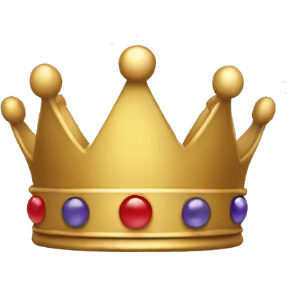 Just a pick crown  emoji