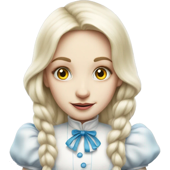 alice in wonderland white ra emoji