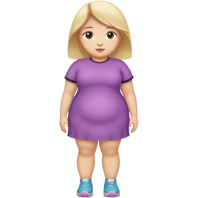Fatty girl full body emoji