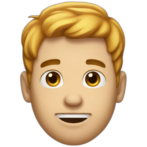Guy with big finger emoji
