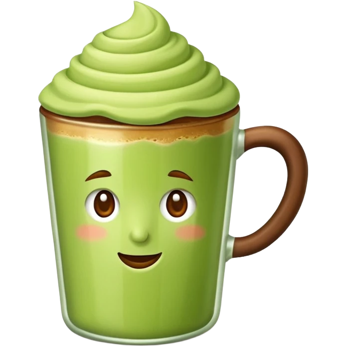 Café con pistacho  emoji