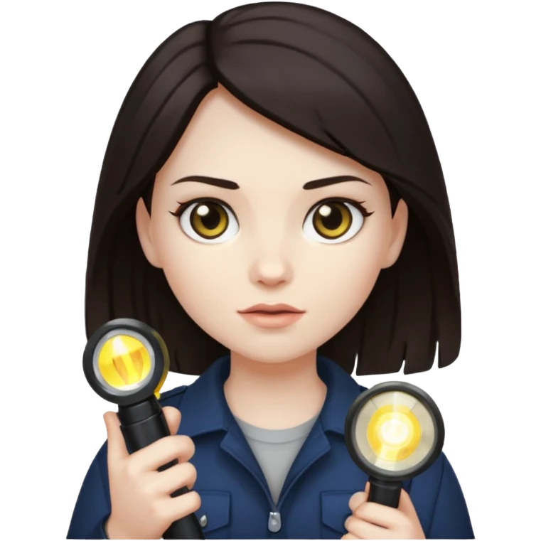 dead by daylight sable ward with a flashlight emoji