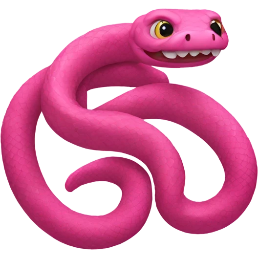 pookie pink snake emoji