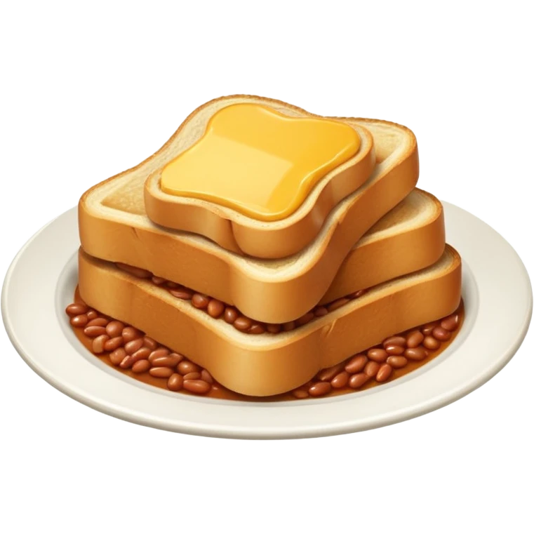 Toast and beans emoji