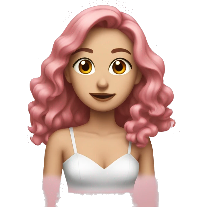 Розовый пудель  emoji
