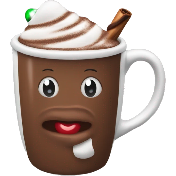 christmas hot chocolate  emoji