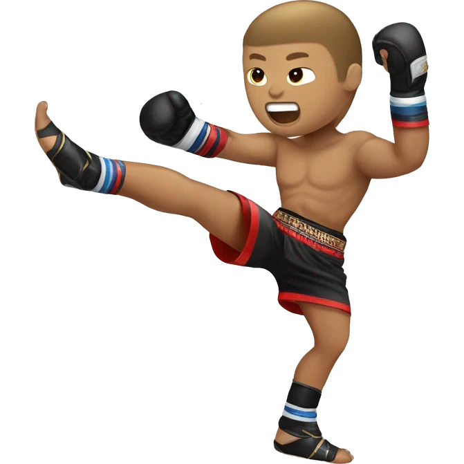Muay Thai guy emoji