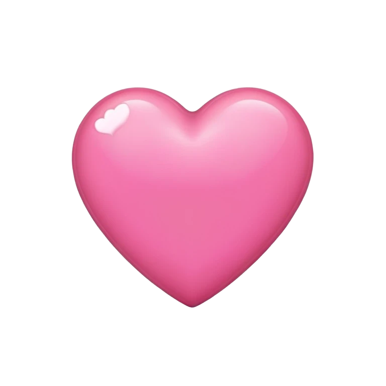 Pink heart emoji