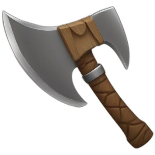 barbarian kitten axe emoji