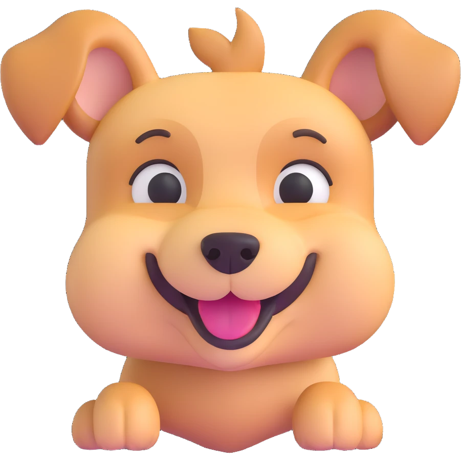 happy dog emoji