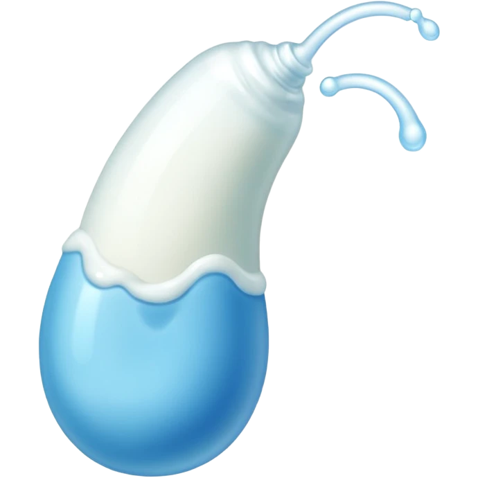 sperm coming out if a mans penis emoji