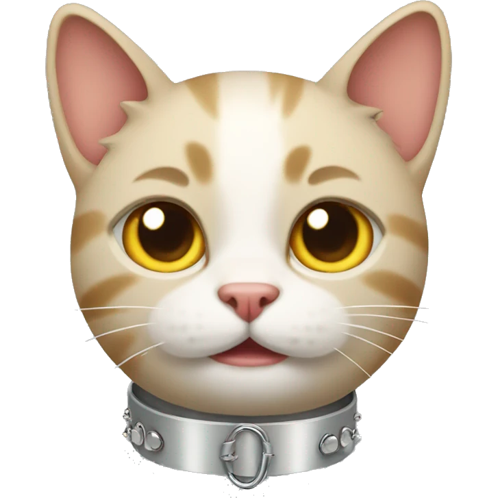cat with spike collar emoji
