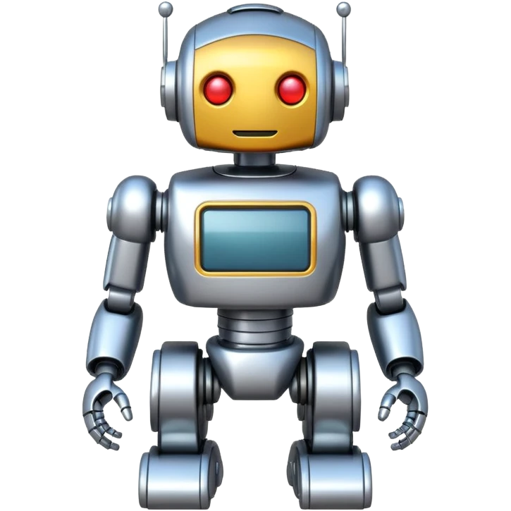 robot cartoon simple toy emoji