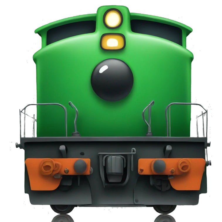 Green train emoji
