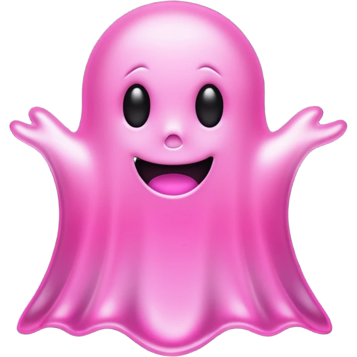 pink snapchat ghost emoji