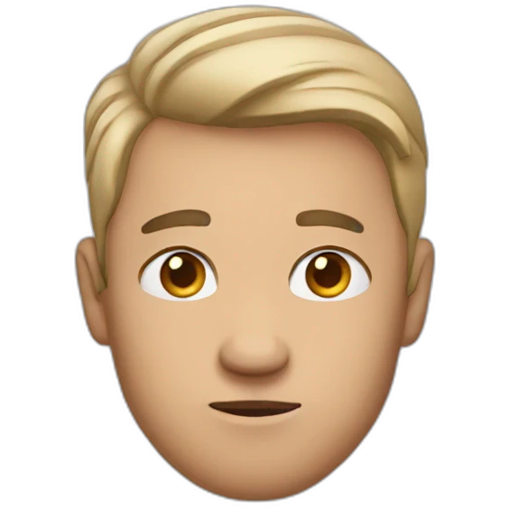 a man holding his forehead emoji