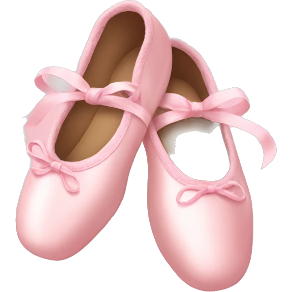 pastel pink ballet shoes emoji