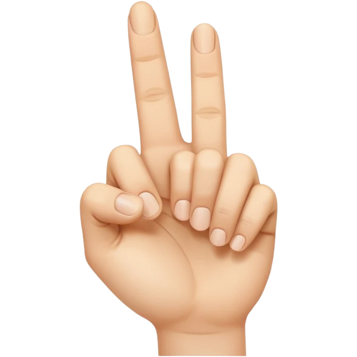 a hand with finger pointing at the camera emoji