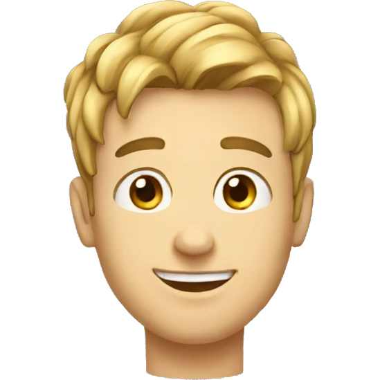 cute guy writter  emoji
