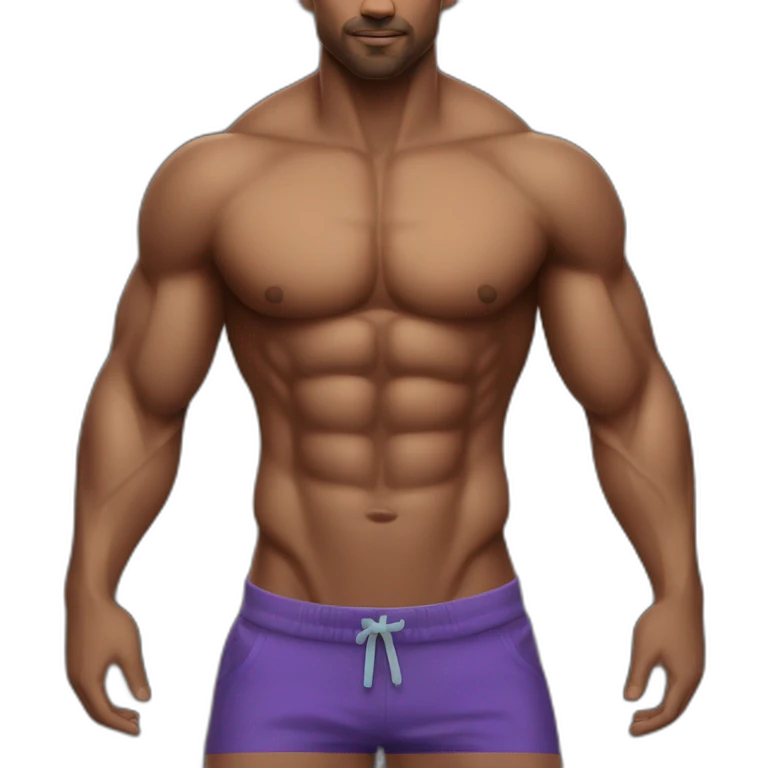 man strong core abs torso emoji