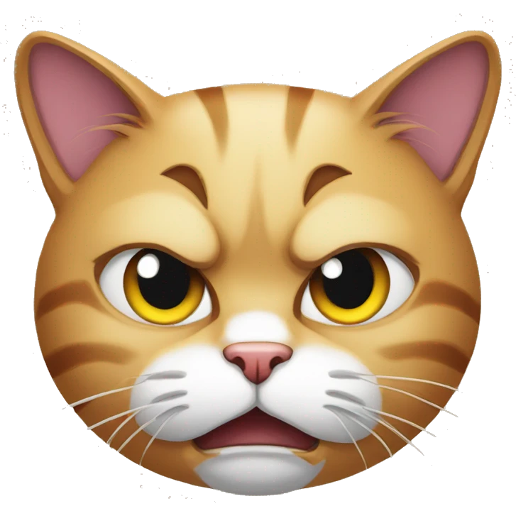 cat angry emoji