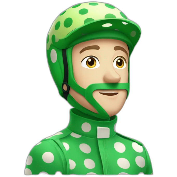 paul townend green polka dot jockey emoji