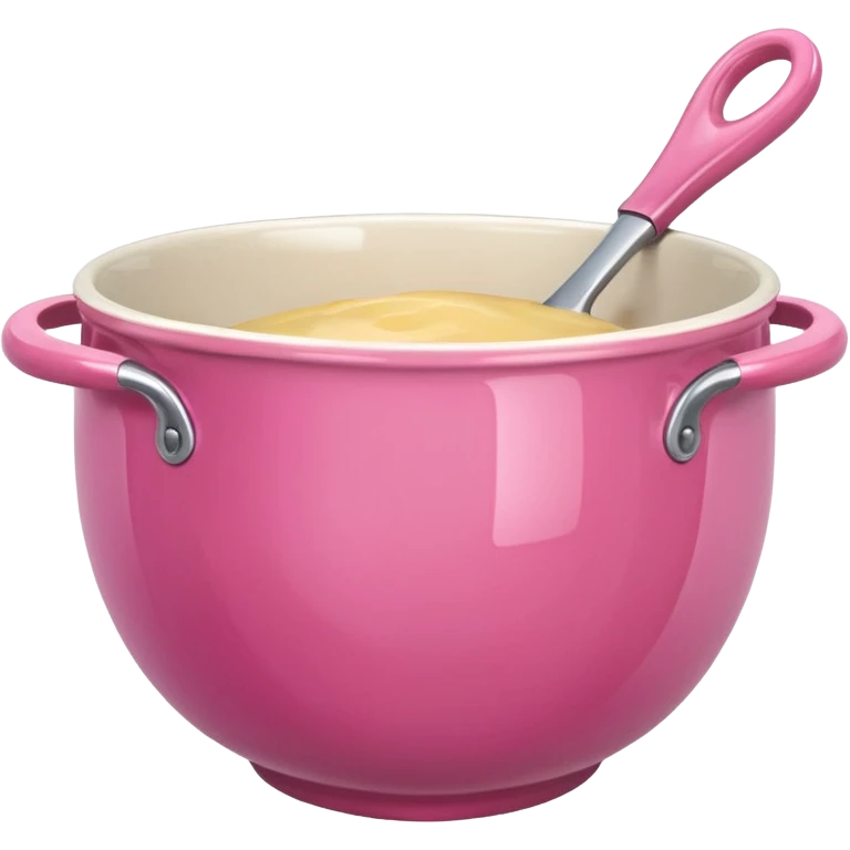 pink Mixing bowl emoji