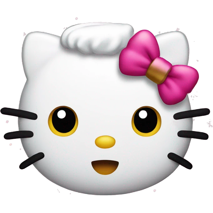 Christmas hello kitty pink emoji
