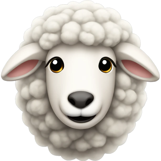 sheep feeling cuious emoji
