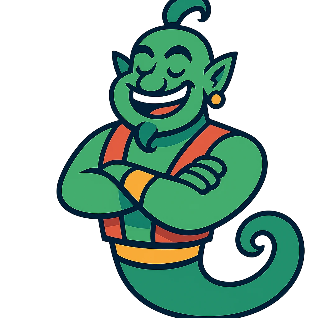 green genie emoji