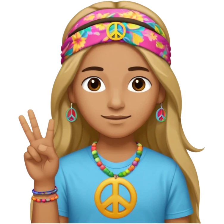 hippie emoji