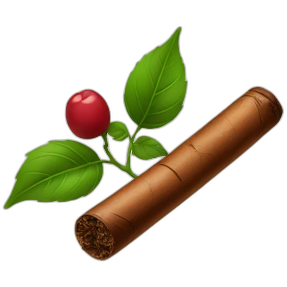 vine and cigar emoji