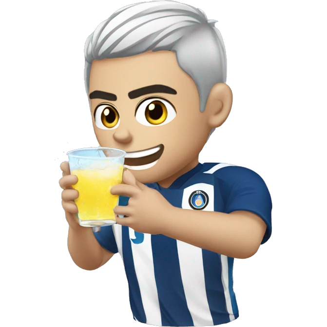 Mauro icardi drink water  emoji