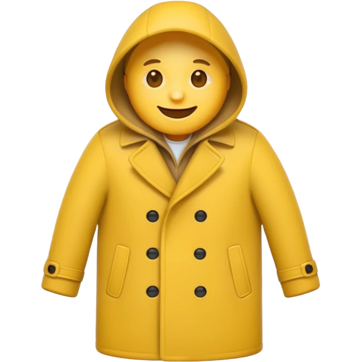 Emoji wearing a coat  emoji