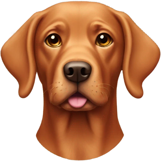 Red Labrador emoji