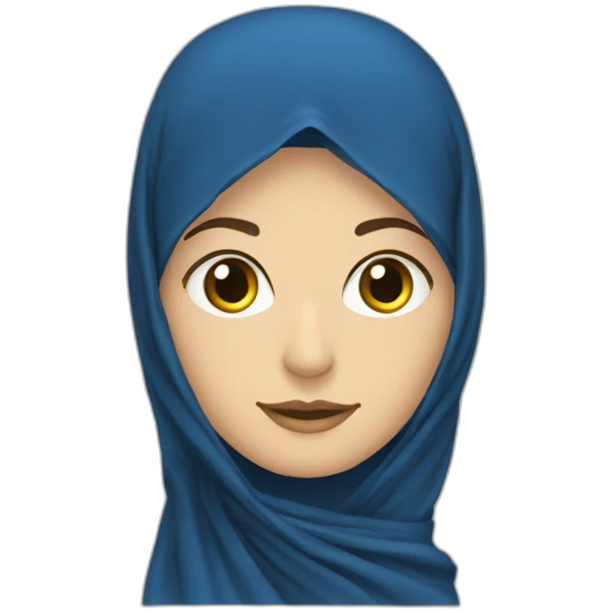 pashtun burqa blue emoji