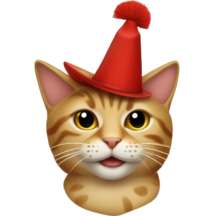 cat with albanian hat (plis) emoji