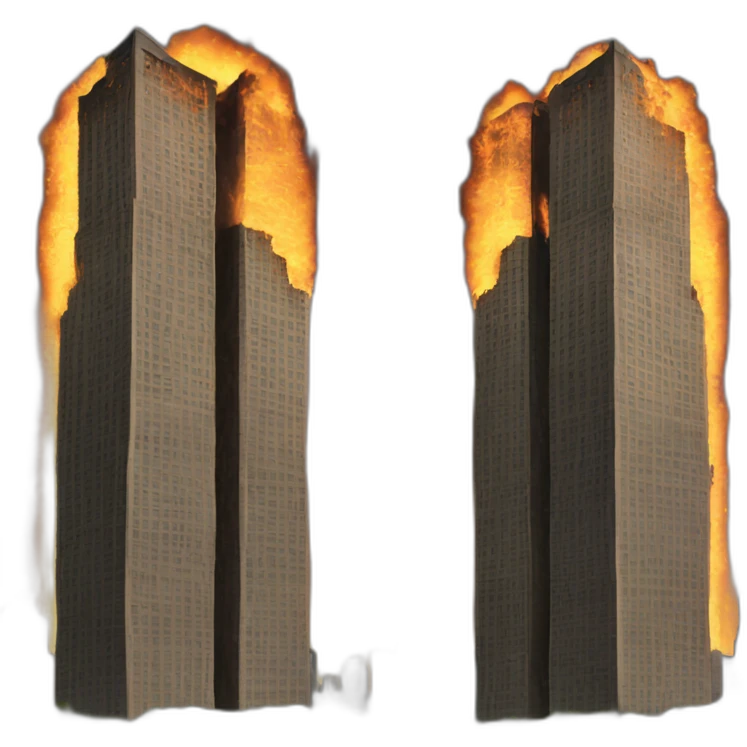 twin-tower-fire emoji