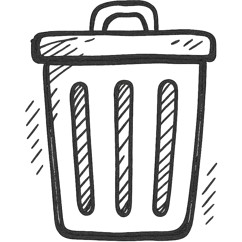 trashcan emoji